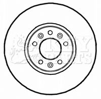 KEY PARTS Bremžu diski KBD5815S